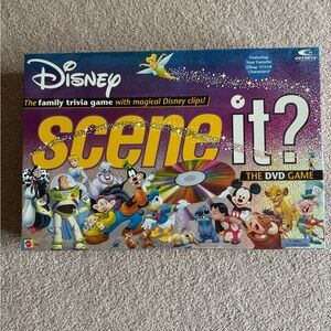 Disney Scene It? Family Trivia Game with Colorful Characters